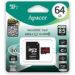 Obrázok pre výrobcu Apacer memory card Micro SDXC 64GB Class 10 UHS-I (up to 85MB/s) +adapter