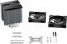 Obrázok pre výrobcu Be quiet! chladič CPU PURE ROCK PRO 3 / 2x120mm PWM fan / 6xheatpipe / stříbrný