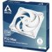 Obrázok pre výrobcu ARCTIC P12 Max (WHITE) - 120mm Case Fan - fluid dynamic bearing - max 3300 RPM - PWM regulated - White
