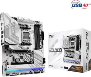 Obrázok pre výrobcu ASRock X870 Pro RS / AMD X870 / AM5 / 4x DDR5 DIMM / 3x M.2 / HDMI / USB-C / ATX