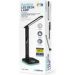 Obrázok pre výrobcu Platinet PDL711RGBB stolní LED lampa stmívatelná, bezdrátové nabíjení, hodiny, černá