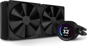 Obrázok pre výrobcu NZXT AIO liquid cooler CPU Kraken 280 ELITE / 2x140mm fan / 4-pin PWM / LCD display / black