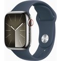 Obrázok pre výrobcu Apple Watch S9 Cell /41mm/Silver/Sport Band/Storm Blue/-S/M