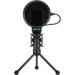 Obrázok pre výrobcu Marvo, streamovací mikrofon MIC-03, mikrofón, čierny, s 270° otočným tripodom