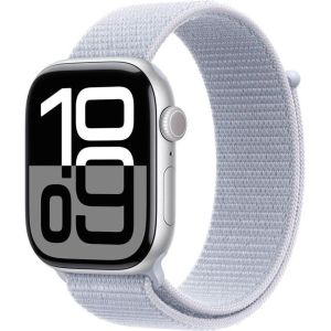 Obrázok pre výrobcu Apple Watch Series 10 GPS 46mm Silver Aluminium Case with Blue Cloud Sport Loop