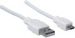 Obrázok pre výrobcu MANHATTAN Kabel propojovací USB 2.0 A Male / Micro-B Male, 1.8m, bílý