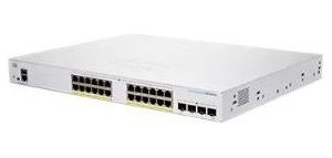 Obrázok pre výrobcu Cisco switch CBS250-24PP-4G (24xGbE,4xSFP,24xPoE+,100W,fanless)