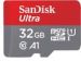 Obrázok pre výrobcu SanDisk MicroSDHC karta 32GB Ultra (120MB/s, A1 Class 10 UHS-I, Android - Tablet Packaging, Memory Zone App) + adaptér