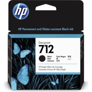 Obrázok pre výrobcu HP 712, black, 80ml, HP DesignJet Studio, T210, T230, T250, T630, T650