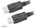 Obrázok pre výrobcu AKASA kabel DisplayPort na DisplayPort 8K@60Hz, v1.4, 5m