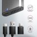 Obrázok pre výrobcu AXAGON EEM2-SG2, USB-C 3.2 Gen 2 - M.2 NVMe & SATA SSD kovový RAW box, bezšroubkový