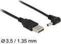Obrázok pre výrobcu Delock Cable USB Power > DC 3.5 x 1.35 mm Male 90° 1.5 m