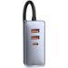 Obrázok pre výrobcu Baseus CCBT-A0G Rychlá Nabíječka do Auta s Prodlužovacím Kabelem 120W 2x USB + 2x USB-C Gray