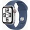 Obrázok pre výrobcu Apple Watch SE GPS + Cellular 44mm Silver Aluminium Case with Denim Sport Band - M/L