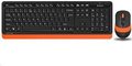 Obrázok pre výrobcu A4tech FG1010 FSTYLER set bezdr. klávesnice + myši, oranžová barva