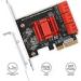 Obrázok pre výrobcu AXAGON PCES-SA6, PCIe řadič - 6x interní SATA 6G port, ASM1166, SP & LP