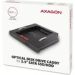 Obrázok pre výrobcu AXAGON RSS-CD12 rámeček pro 2.5" SSD/HDD do DVD slotu, 12.7 mm, LED, hliník