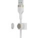 Obrázok pre výrobcu Belkin kabel USB-A s konektorem LTG,3M bilý pletený