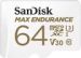 Obrázok pre výrobcu SanDisk MAX ENDURANCE microSDXC 64GB + adaptér