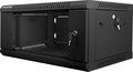 Obrázok pre výrobcu LANBERG RACK CABINET 19" WALL-MOUNT 4U/600X450 (FLAT PACK) V2 BLACK