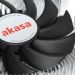 Obrázok pre výrobcu AKASA chladič CPU - Al LGA1700 backplate ITX