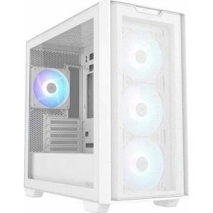 Obrázok pre výrobcu ASUS A21 CASE TG WHITE, 4x ARGB LED fan, mATX, biela