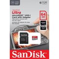 Obrázok pre výrobcu SanDisk Ultra microSDXC karta 64GB (140MB/s, A1, Class 10, UHS-I) - Imaging Packaging + SD adaptér