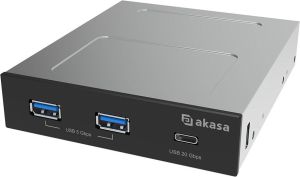 Obrázok pre výrobcu AKASA USB hub USB 20Gbps + 2x 5Gbps Type-C