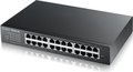 Obrázok pre výrobcu Zyxel GS1900-24Ev3, 24-port Desktop Gigabit Web Smart switch: 24x Gigabit metal, IPv6, 802.3az (Green)