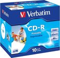 Obrázok pre výrobcu Verbatim CD-R 80 700MB DLP/ 52x/ printable/ jewel/ 10pack