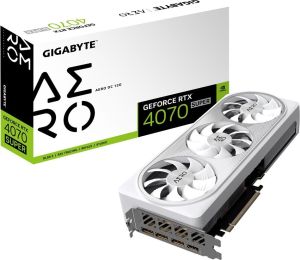 Obrázok pre výrobcu GIGABYTE GeForce RTX 4070 SUPER AERO OC 12G, RTX 4070 SUPER, 12GB GDDR6X, 3xDP, 1xHDMI