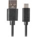 Obrázok pre výrobcu LANBERG CA-USBO-20CU-0005-BK cable USB-C M A M 2.0 QC 3.0 0.5m Black