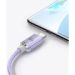 Obrázok pre výrobcu Baseus CAJY000505 Crystal Shine Series Datový Kabel USB - USB-C 100W 2m Purple