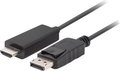 Obrázok pre výrobcu LANBERG Cable DisplayPort M v1.1->HDMI M 1m black