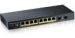 Obrázok pre výrobcu Zyxel GS1900-10HP v2, 8-port GbE L2 PoE Smart Switch + 2 SFP slots, 802.3at, desktop, fanless, 70 Watt