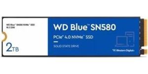 Obrázok pre výrobcu WD SSD Blue SN580 2TB / WDS200T3B0E / NVMe M.2 PCIe Gen4 / Interní / M.2 2280