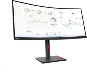 Obrázok pre výrobcu Lenovo ThinkVision T34w-30-34" VA,matný, 21:9,3440x1440, 178/178,6ms, 350cd,3000:1, HDMI,DP,VESA