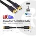 Obrázok pre výrobcu Club3D Kabel certifikovaný DisplayPort 1.4 HBR3, 8K60Hz (M/M), černé koncovky, 4m, 24 AWG