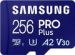 Obrázok pre výrobcu Samsung micro SDXC 256GB /180MBps/USB 3.0/USB-A/Class 10/+ Adaptér/Modrá