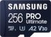 Obrázok pre výrobcu Samsung PRO Ultimate micro SDXC 256GB /200MBps/UHS-I U3 / Class 10/+ Adaptér/Modrá