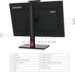 Obrázok pre výrobcu Lenovo T24v-30 23.8" 1920x1080 FHD 1000:1 250N 4ms HDMI+DP+USB+USB-B lift repro webcam 3y