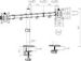 Obrázok pre výrobcu Držák monitoru Brateck LDT66-C024 kloubová ramena vedle sebe na tyčovém držáku