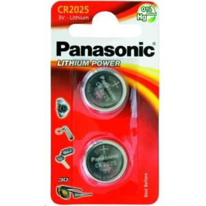 Obrázok pre výrobcu PANASONIC Lithiová baterie (knoflíková) CR-2025EL/2B 3V (Blistr 2ks)
