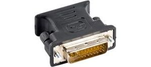 Obrázok pre výrobcu LANBERG AD-0012-BK adapter DVI-I(M)(24+5) Dual Link->VGA(15F)