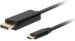 Obrázok pre výrobcu LANBERG Cable USB-C M ->DisplayPort M 1m 4K 60Hz black