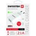 Obrázok pre výrobcu Swissten Síťový Adaptér Smart Ic 2X Usb 2,1A Power + Datový Kabel Usb / Micro Usb 1,2 M Bílý