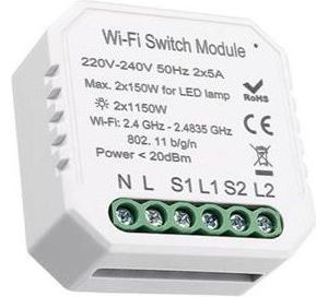 Obrázok pre výrobcu IMMAX NEO LITE SMART kontroler V3 2-tlačítkový Wi-Fi, TUYA