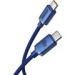 Obrázok pre výrobcu Baseus CAJY000703 Crystal Shine Series Datový Kabel USB-C - USB-C 100W 2m Blue