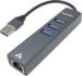 Obrázok pre výrobcu PremiumCord adaptér USB3.0 -> LAN RJ45 ETHERNET 10/100/1000 MBIT + 3x USB3.0 port