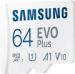 Obrázok pre výrobcu SAMSUNG EVO Plus MicroSDXC 64GB + SD Adaptér / CL10 UHS-I U1 / A1 / V10